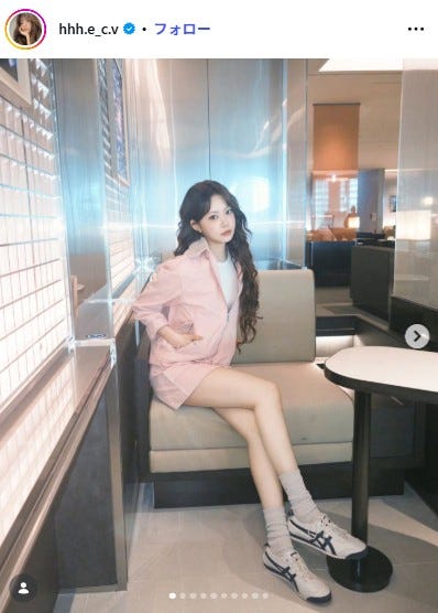 HONG EUNCHAE Instagramより