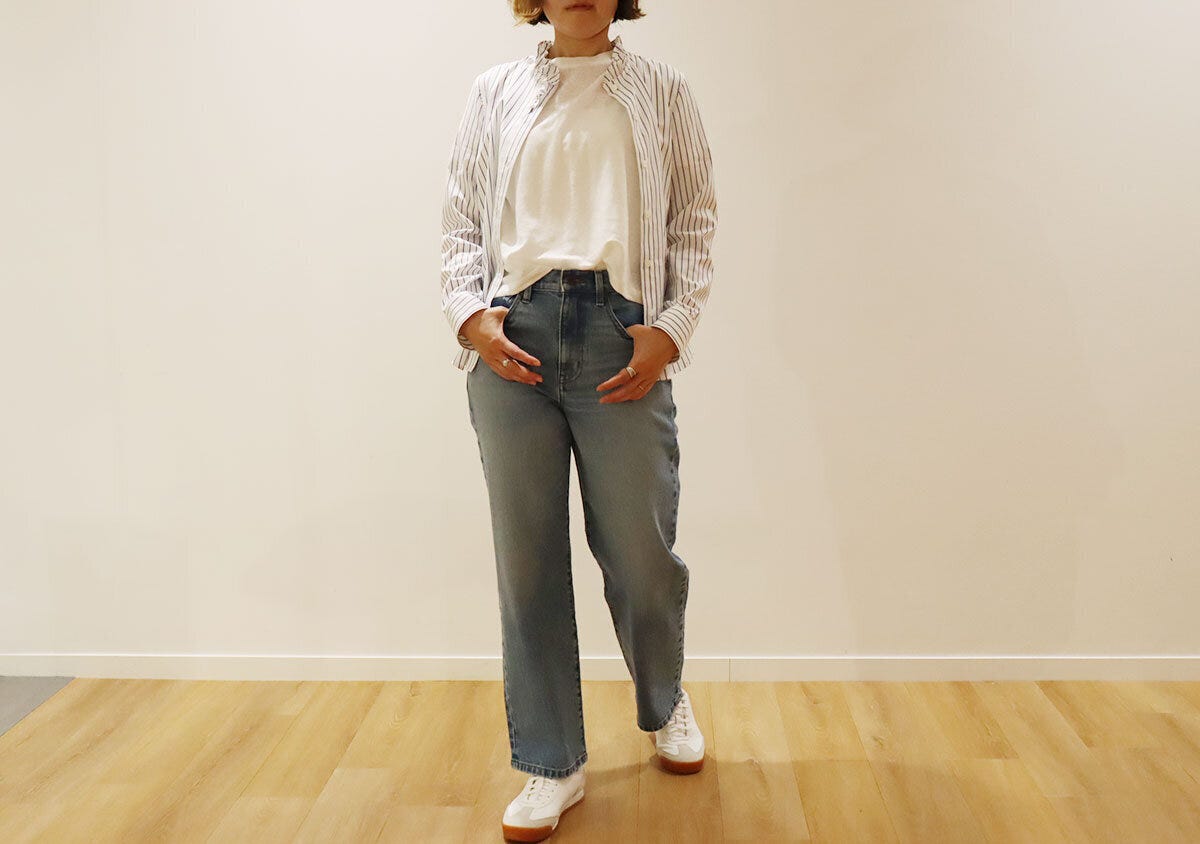 コントワー・デ・コトニエ　ストレートジーンズ　コーデ