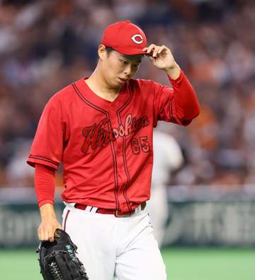 広島・玉村 5回3失点で6敗目 リチャードに豪快弾許す「実力不足」新井監督「あの球をあそこに運ばれるというのは」