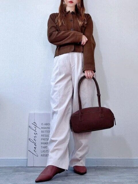 着回しコーデ 2025guミラノリブポロカーディガン着回しコーデ