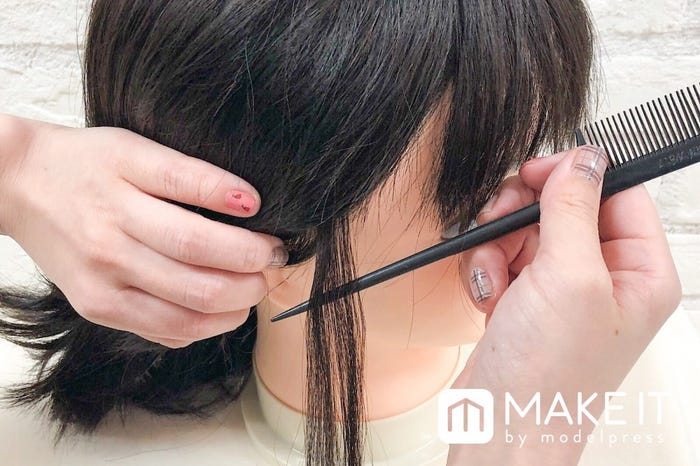 ボブヘアアレンジ2〈ラーメンマンヘア〉 (C)メイクイット