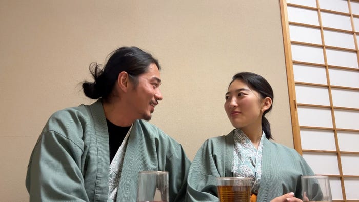 東出昌大、花林さん(C)AbemaTV,Inc.