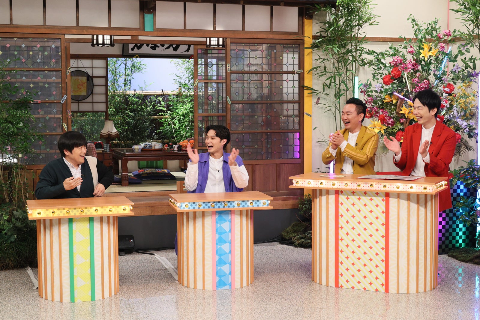 バカリズム、磯村勇斗、山内健司、濱家隆一（C）テレビ朝日