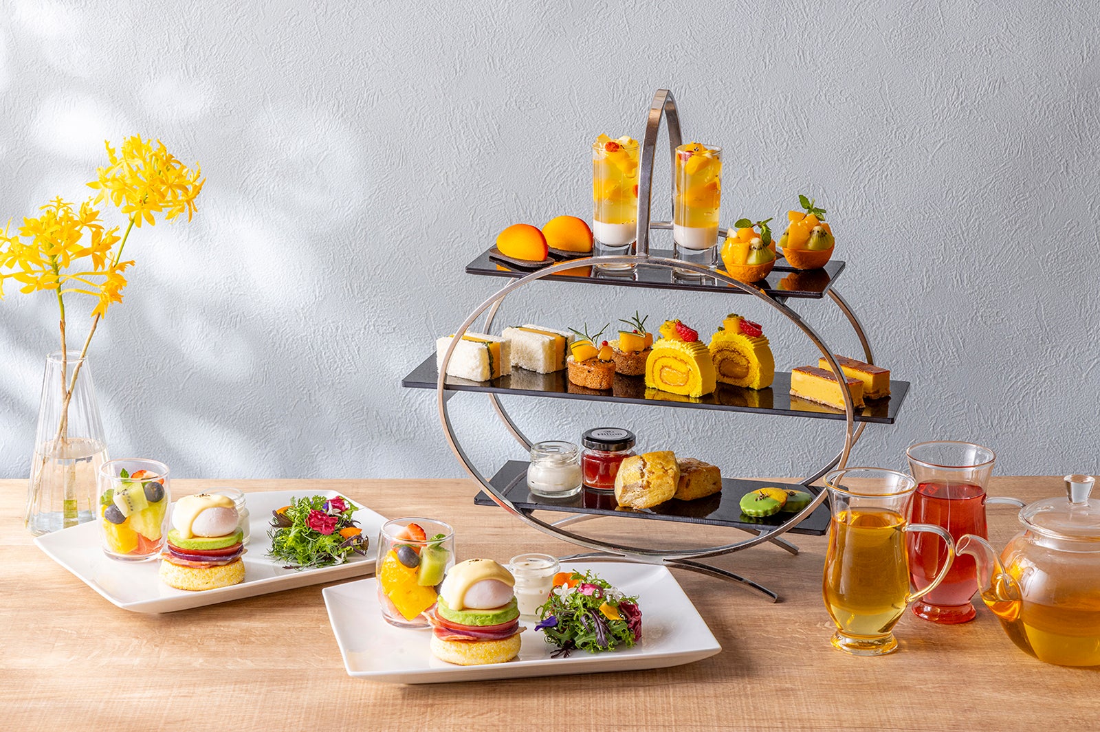 モーニングハイティー「マンゴー ランデブー」／提供画像