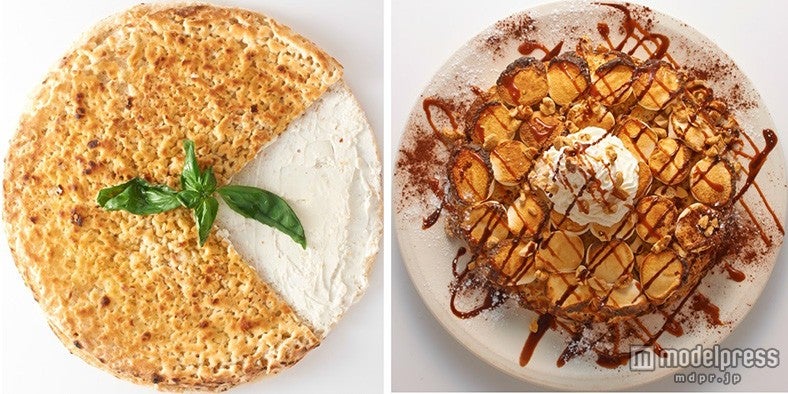 ヌテラクリームを使った「デザートピザ」も／画像提供：ノバレーゼ