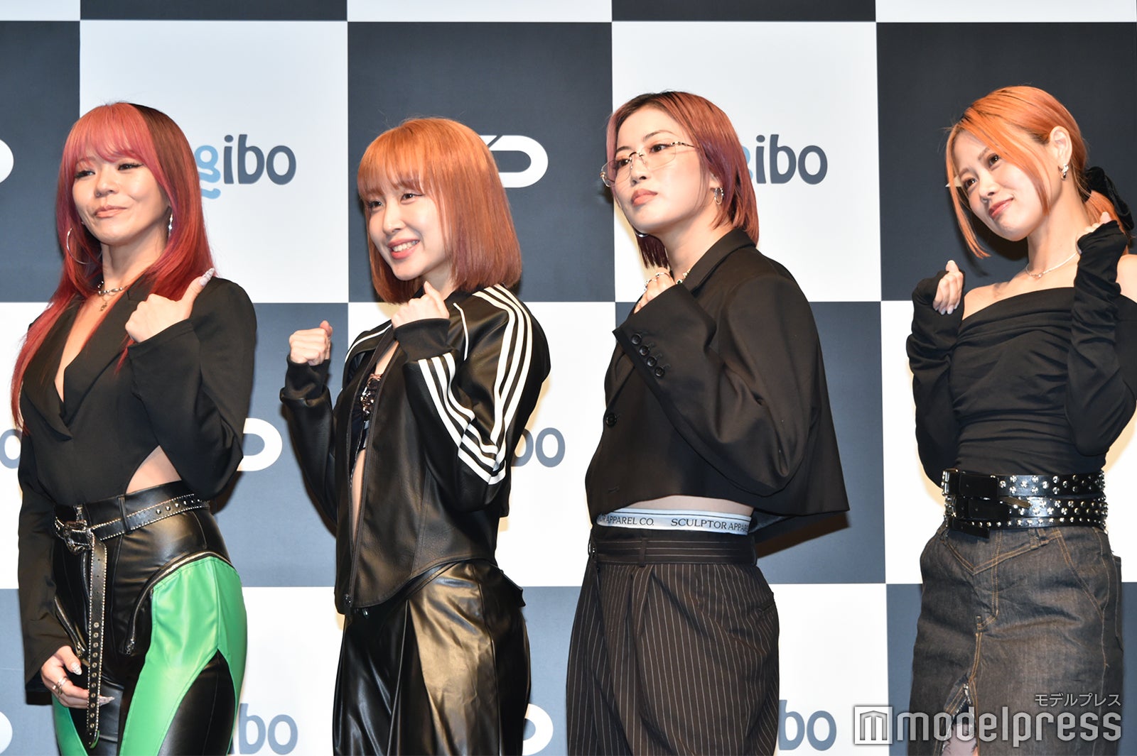 （左から）SAYAKA、Rena 、YUMERI、MIKI／TSUBAKILL（C）モデルプレス