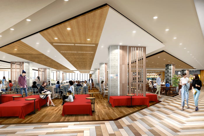フードコート／画像提供：三井不動産