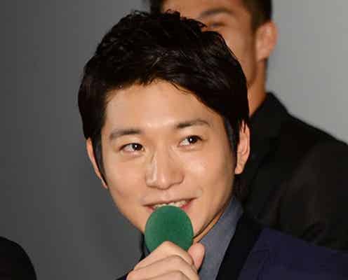 向井理、結婚後初の公の場 祝福の声が飛ぶ