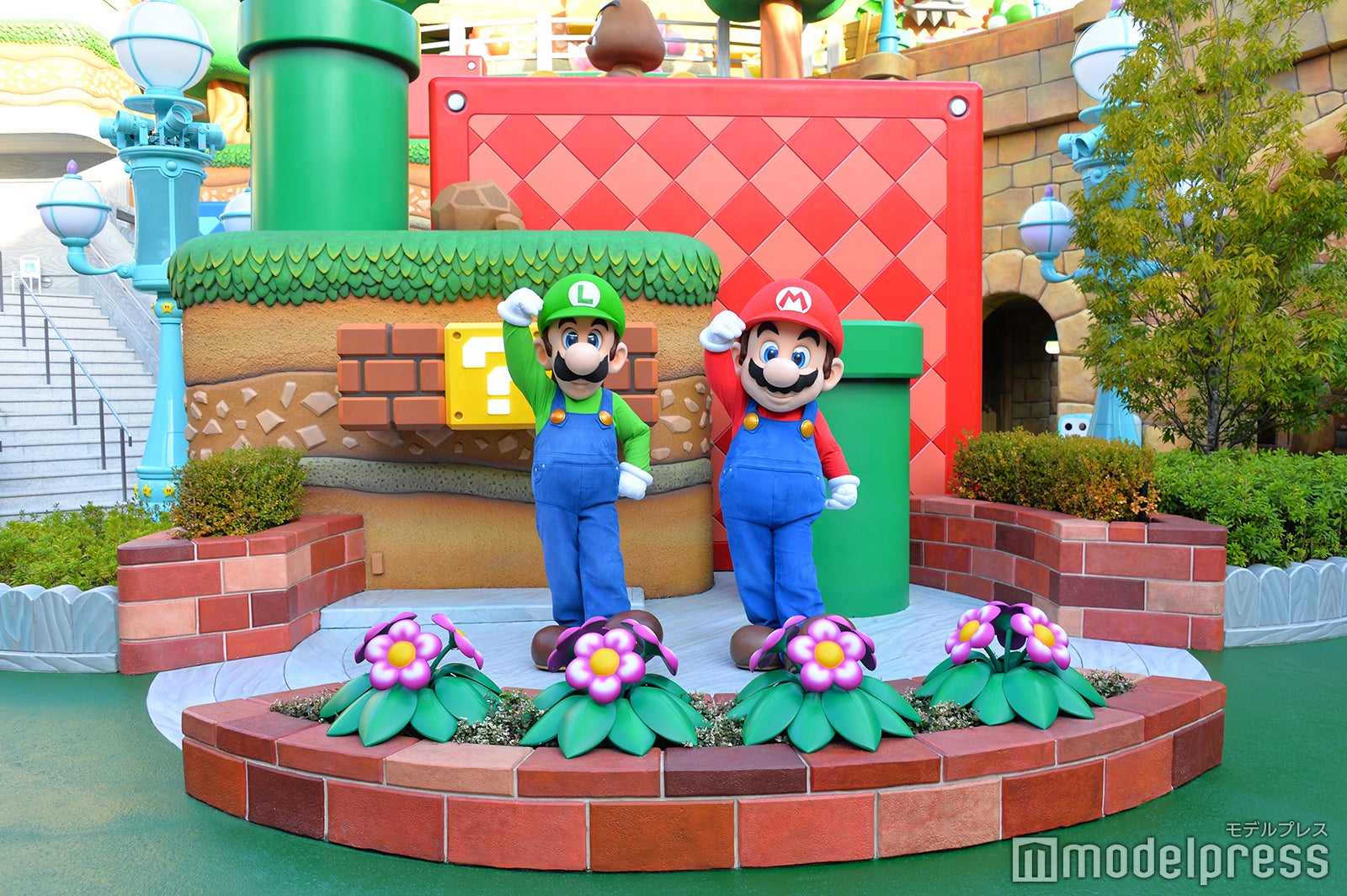 ルイージ、マリオ／「スーパー・ニンテンドー・ワールド」（C）モデルプレス