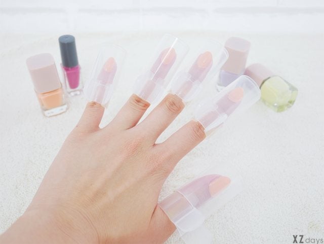 ネイルガード使っているところ