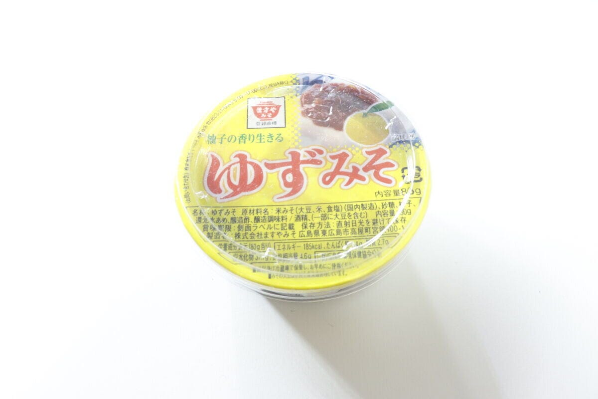 ダイソーのゆずみそのパッケージ