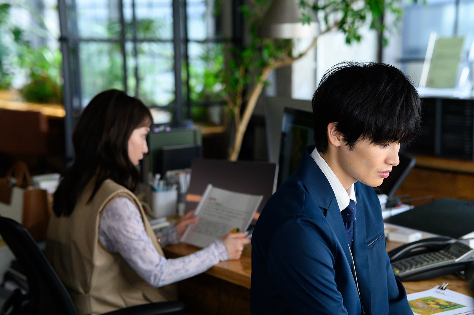 吉岡里帆、西垣匠「時をかけるな、恋人たち」第2話（C）カンテレ