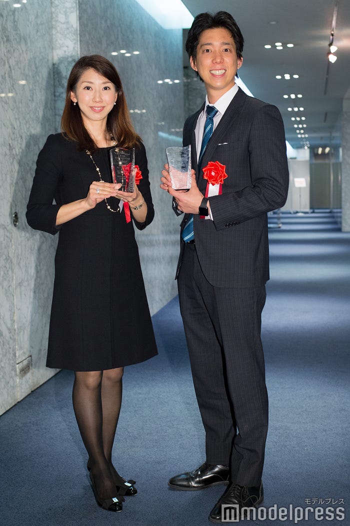 藤村さおりアナ、立本信吾アナ(C)モデルプレス