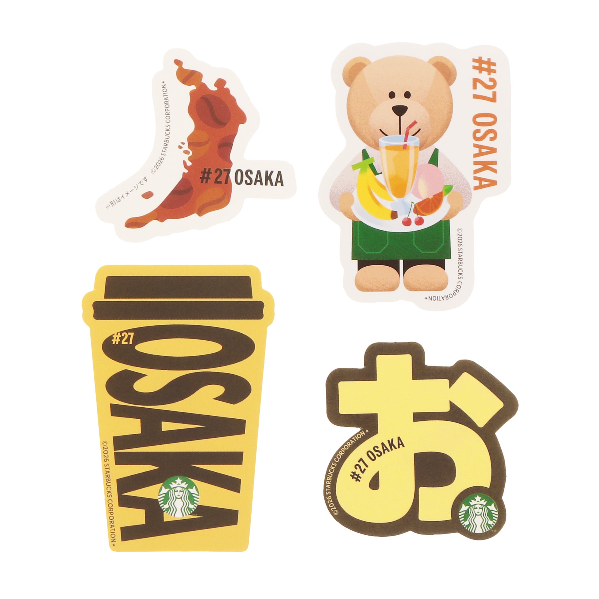 「STARBUCKS（R）Day Tripステッカー／大阪」700円（提供画像）