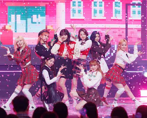 NiziU、初韓国ステージに現地ファン熱狂 Kep1er・SHINeeキーらと共演<KCON 2022 Premiere>