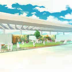 LAZOON TERRACEパース/画像提供:三井不動産