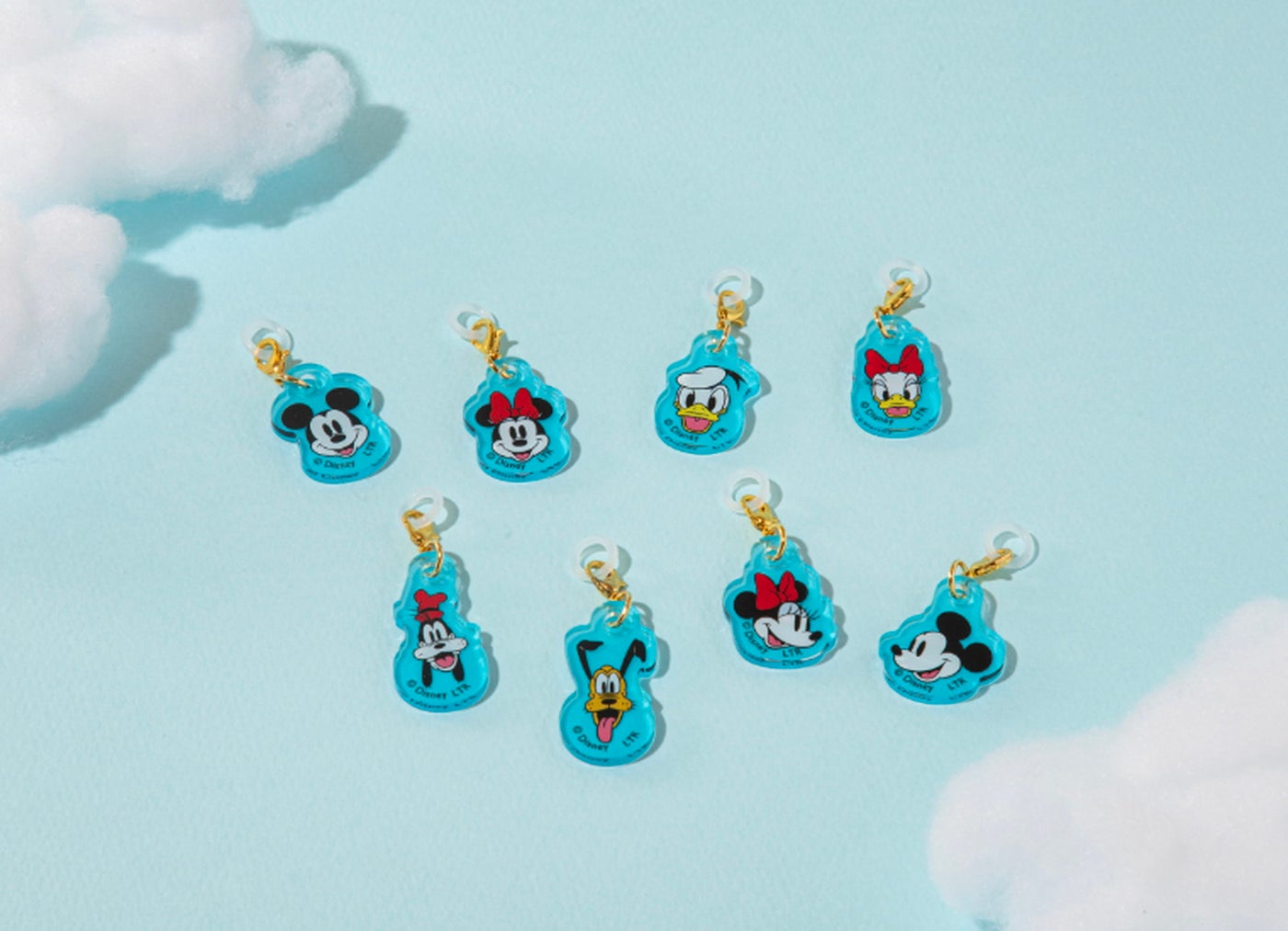 ストローチャーム(ランダム8種)税込660円(C)Disney