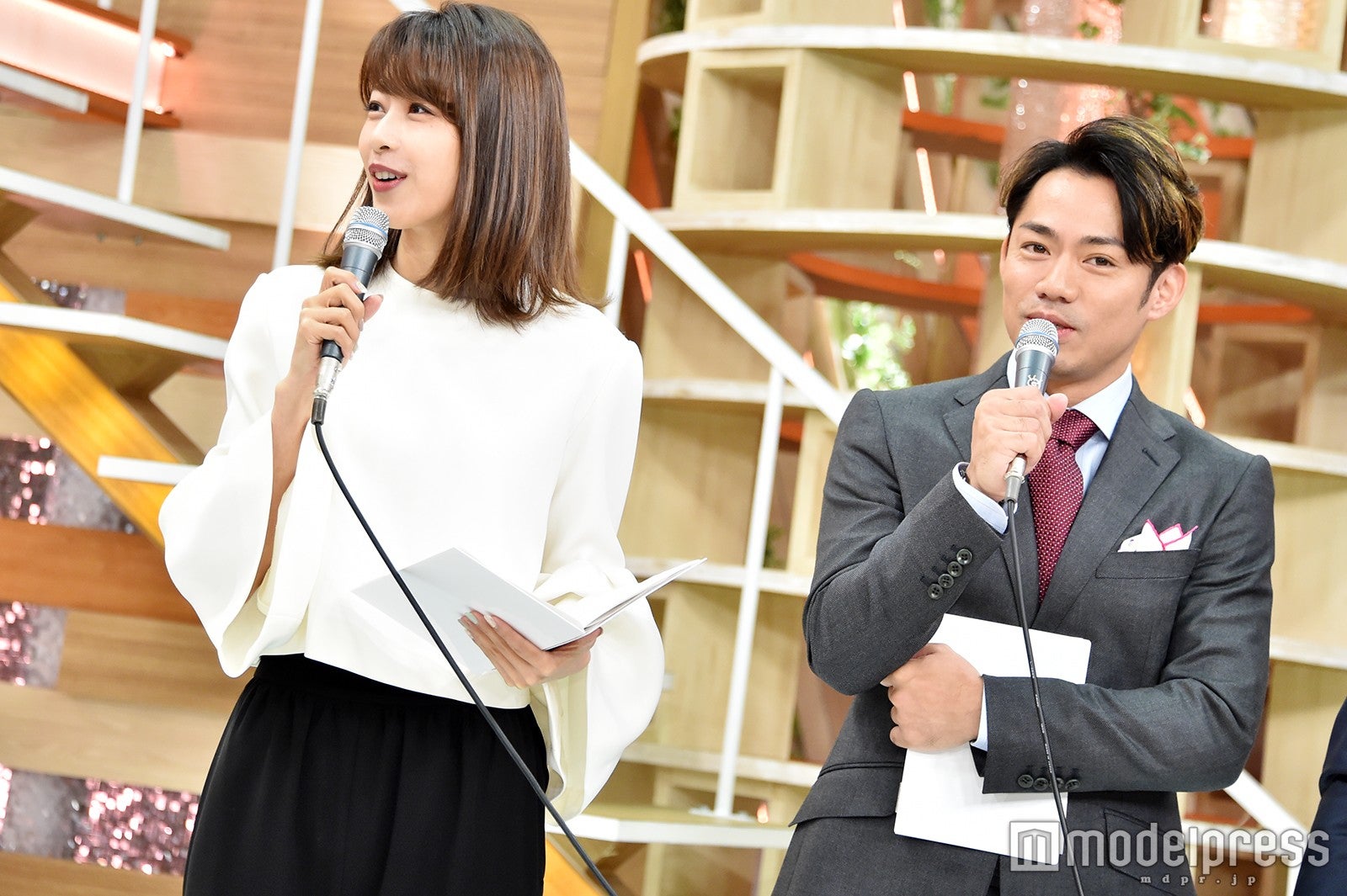 加藤綾子、高橋大輔氏 （C）モデルプレス