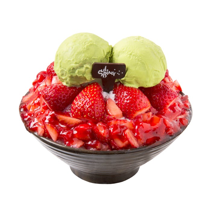 抹茶いちごソルビン(1,600円:税込)/画像提供:ソルビン