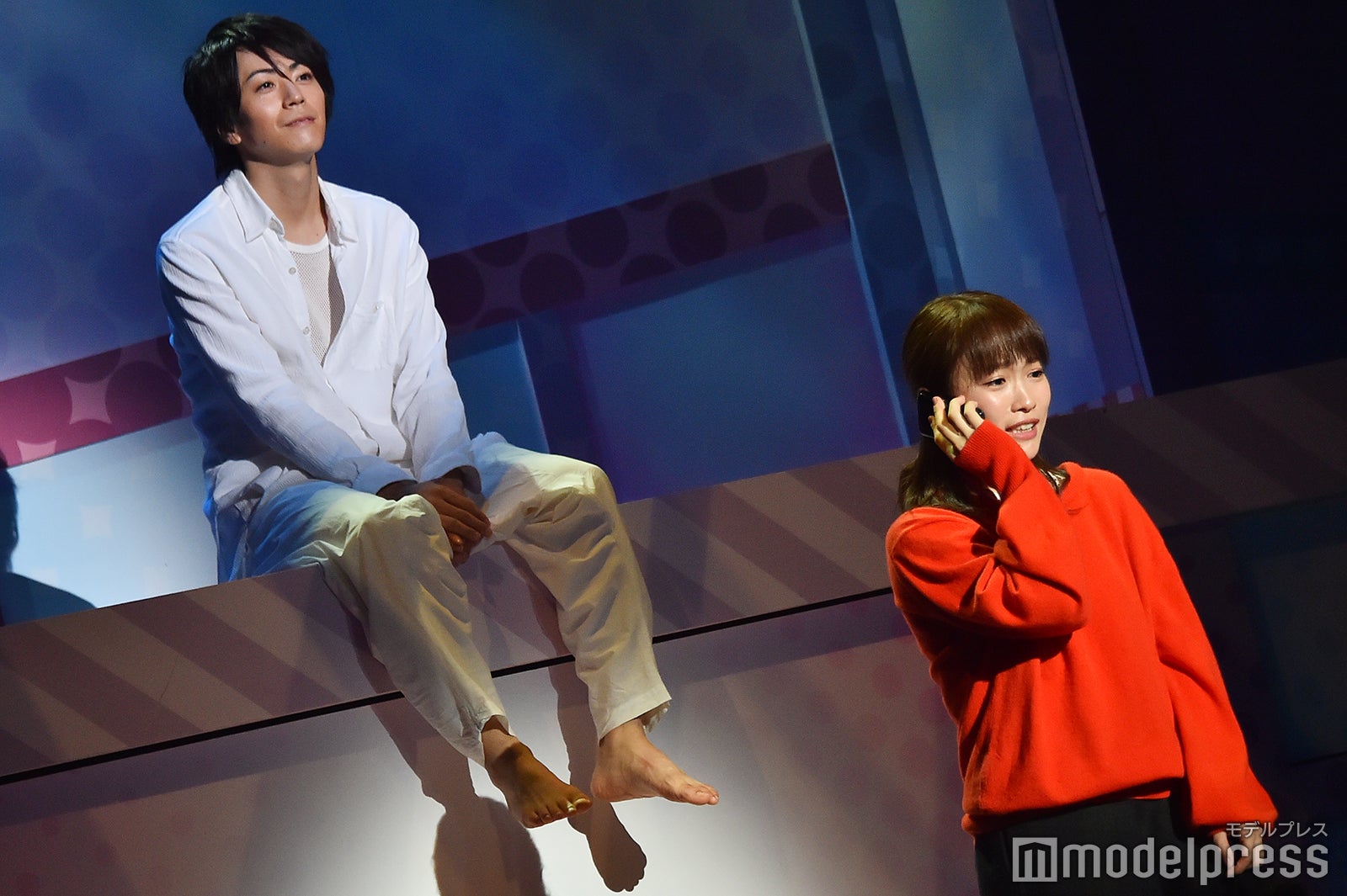 廣瀬智紀、川栄李奈／共演した舞台「カレフォン」より（C）モデルプレス