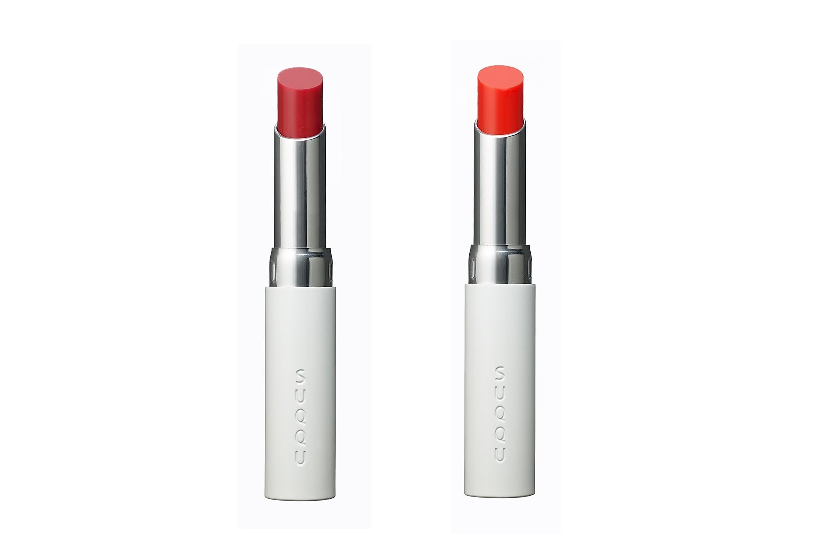 「SUQQU カラー リップ プロテクター SPF13・PA+」（左から）“101”“102”／画像提供：SUQQU