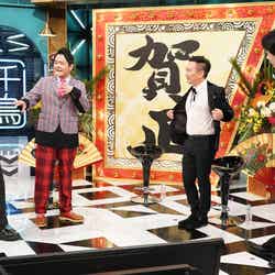 （左から）大悟、ノブ、山内健司、濱家隆一 （C）日本テレビ