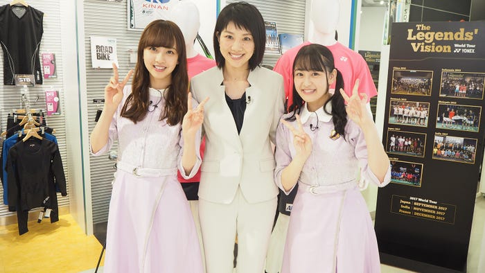 佐藤楓、潮田玲子、向井葉月(写真提供:テレビ朝日)