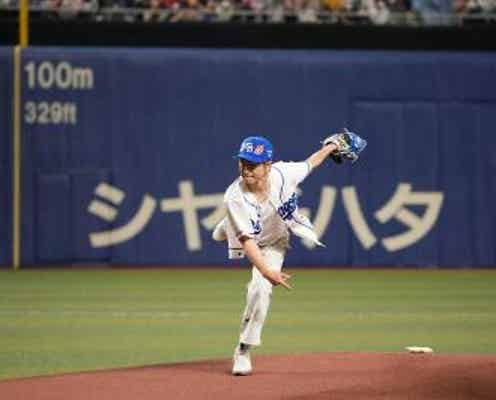 GENERATIONS佐野玲於、地元・愛知で始球式「ライブの500倍緊張」