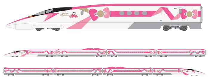 車両デザインイメージ （C）1976, 2018 SANRIO CO.,LTD.