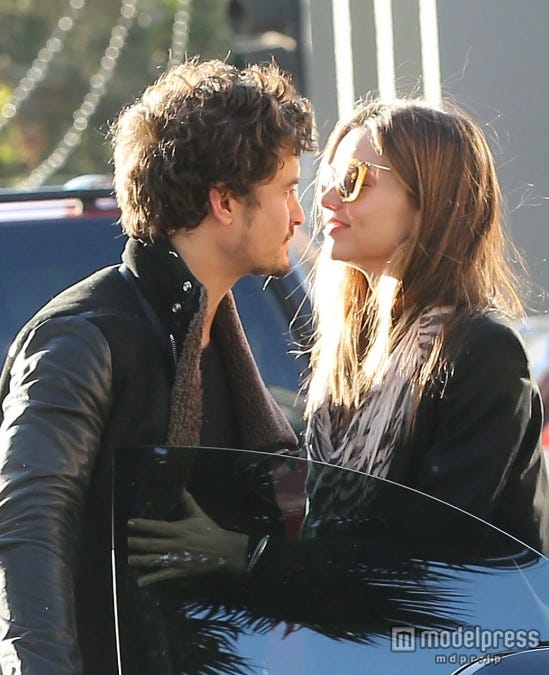 離婚前のオーランド・ブルーム(左)とミランダ・カー(右)FameFlynet Pictures / Zeta Image