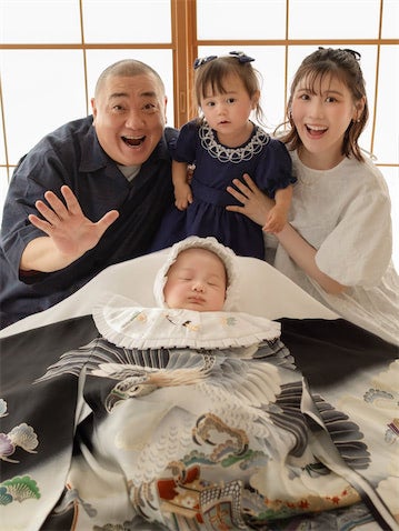 西野未姫、長男・頑馬くんのお宮参りショット公開「素敵」「本当に理想な家族」