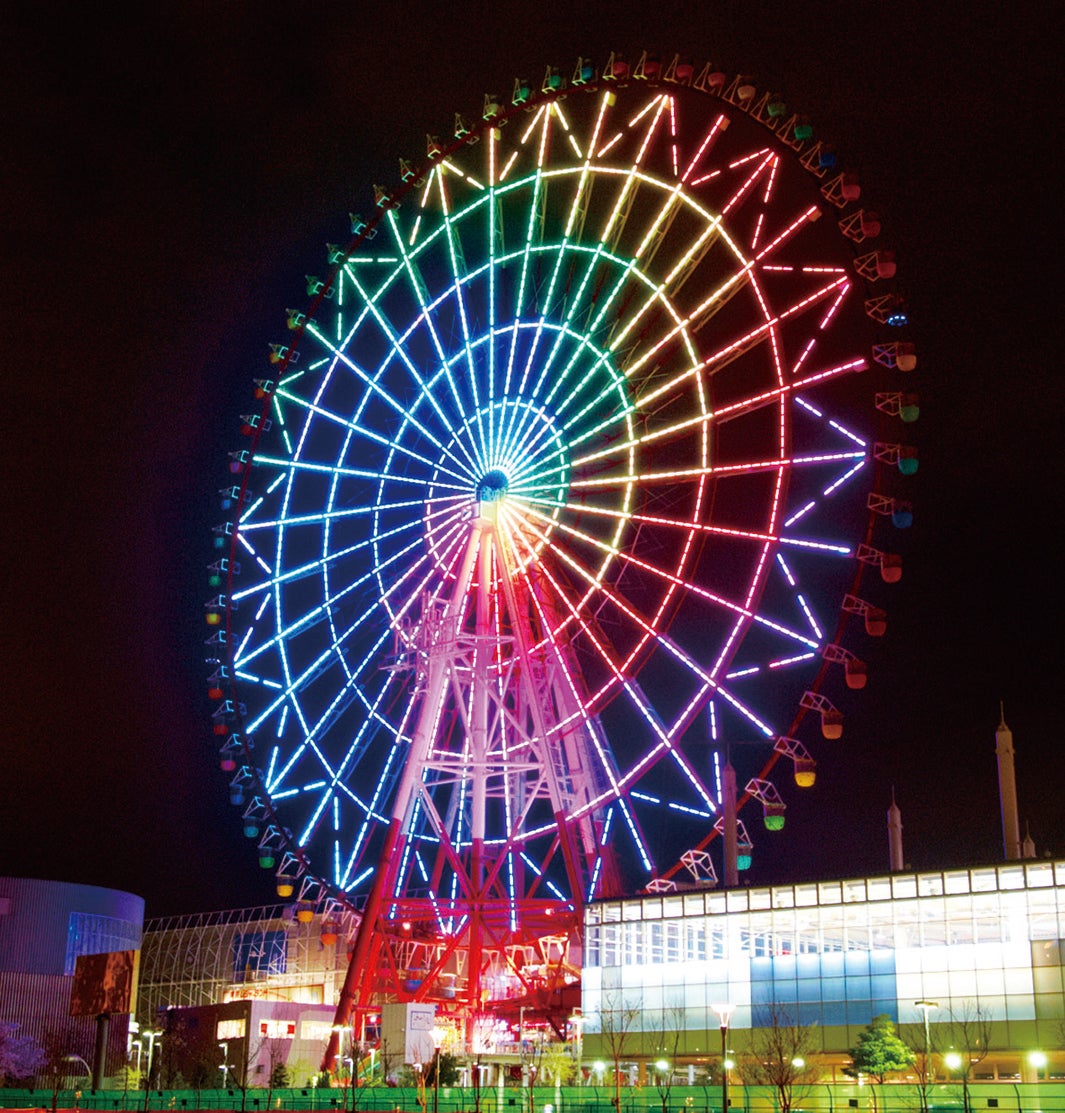 パレットタウン／画像提供：イルミネーションアイランドお台場2017実行委員会