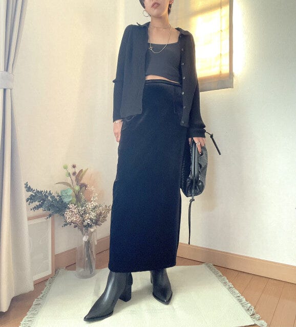 GU エクストラファインメリノリブポロカーディガン GU エクストラファインメリノリブポロカーディガン カーディガンコーデ