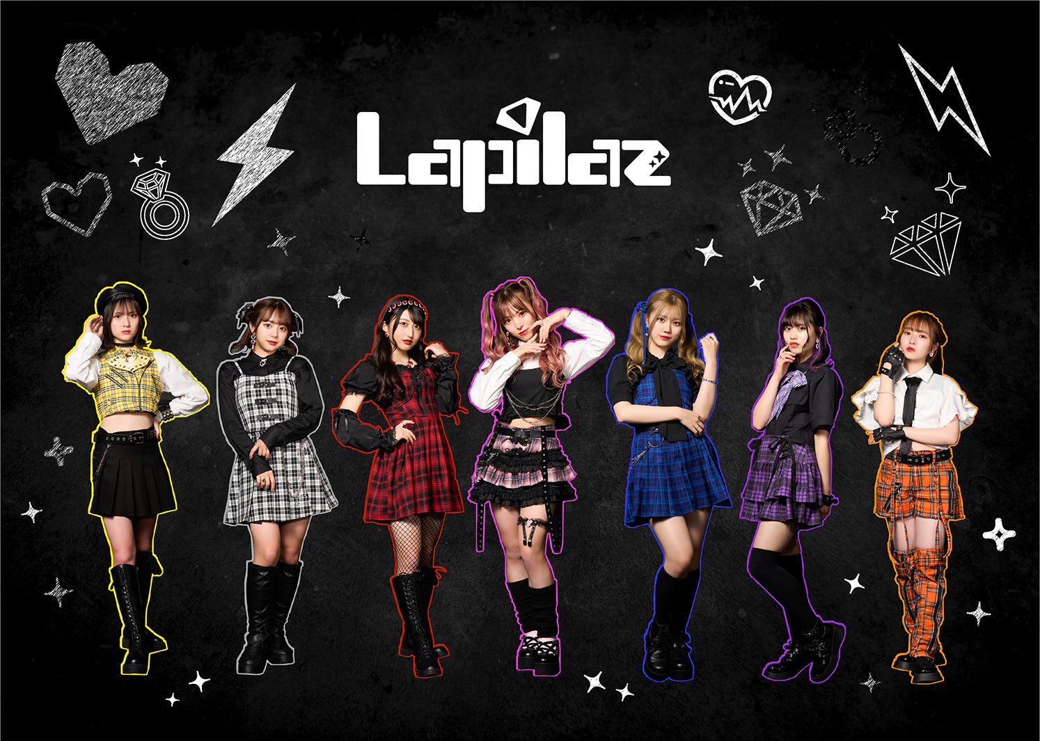 “日本一かわいい女子高生”＆“日本一かわいい女子中学生”で結成したアイドルグループ「Lapilaz」（らぴらず）（提供写真）