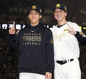阪神・藤川監督 プロ1勝目の茨木「鍛錬を積んできたんだな、と」 大山に「去年も同じようなことが」