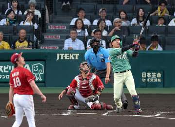 阪神 大山が“マエケン撃ち”今季甲子園初本塁打で先制