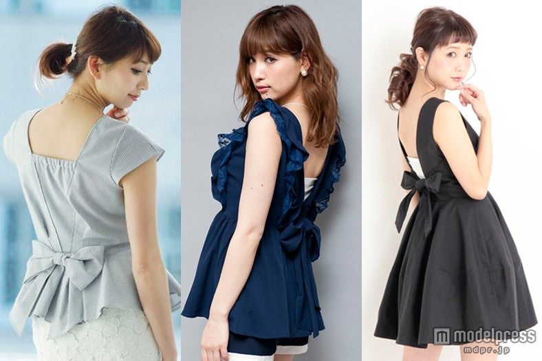 後ろ姿も「かわいい♡」が常識　バックリボンアイテム3選