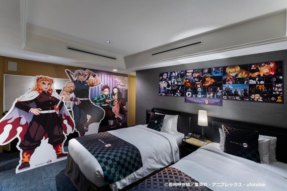 ホテルニューオータニ「鬼滅の刃」コラボルーム、限定メニューや特製スイーツも