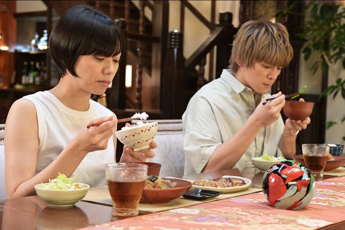 眞栄田郷敦、二階堂ふみ「プロミス・シンデレラ」第9話より(C)TBS