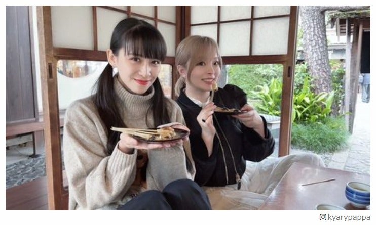 Perfumeあ～ちゃん＆きゃりー、プライベート京都旅満喫「めちゃくちゃ楽しそう」「2人とも可愛すぎる」の声