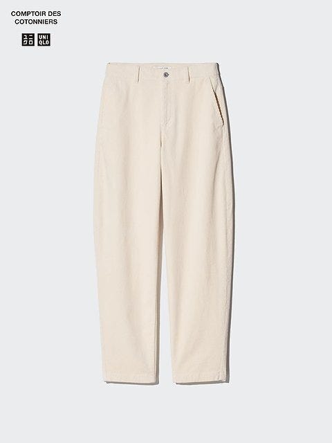 ユニクロ コーデュロイカーブパンツ ユニクロのコーデュロイカーブパンツ
