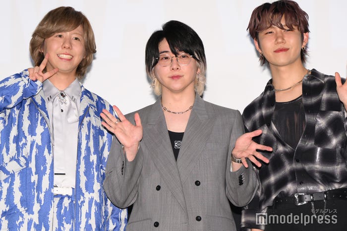 藤澤涼架、大森元貴、若井滉斗/Mrs. GREEN APPLE(C)モデルプレス