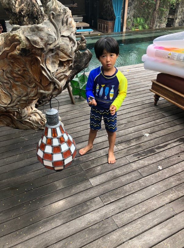 市川海老蔵の息子・勸玄くん／市川海老蔵オフィシャルブログ（Ameba）より