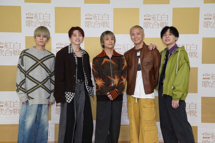 Da-iCE/(左から)岩岡徹、花村想太、和田颯、大野雄大、工藤大輝(提供写真)