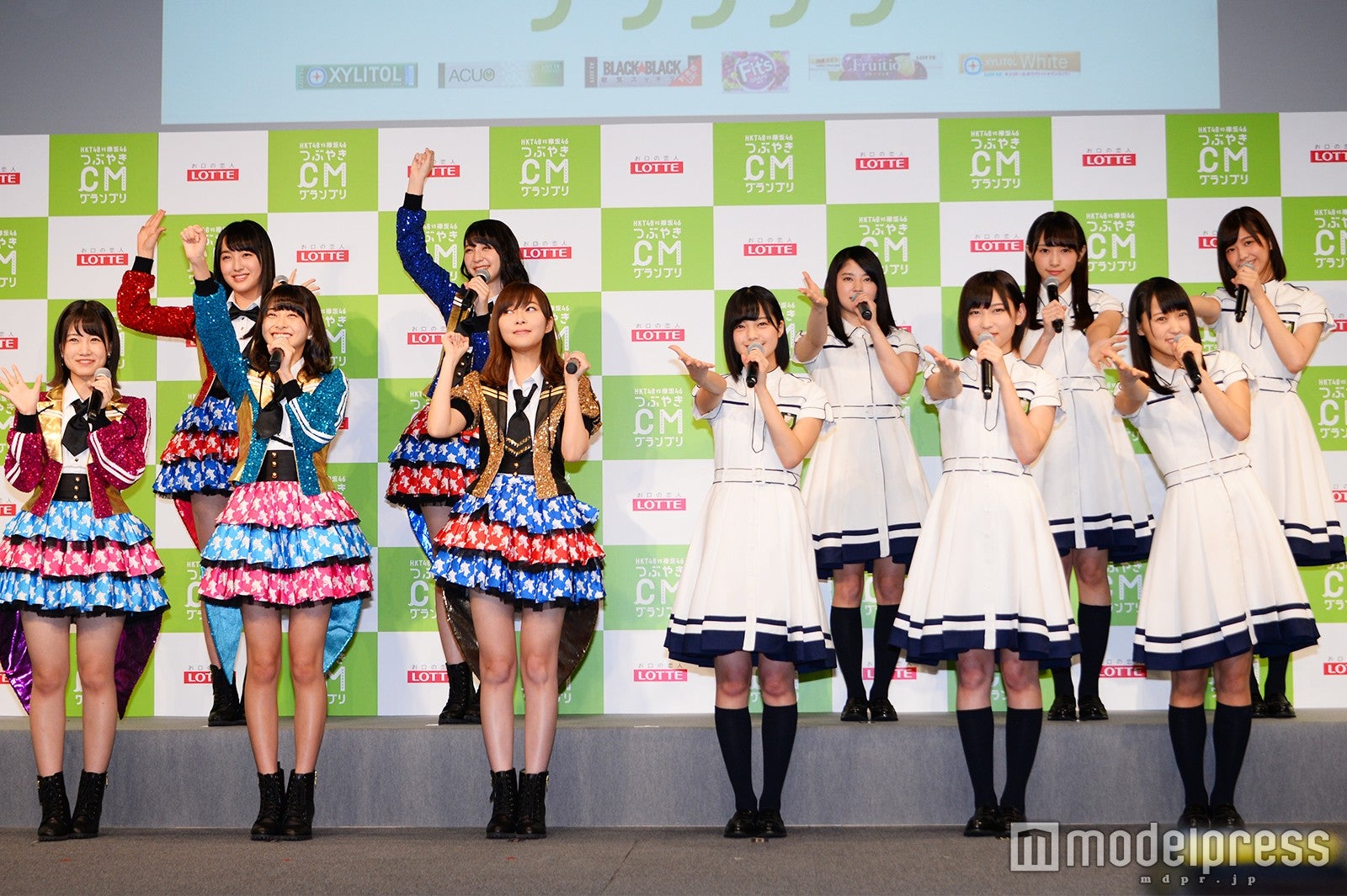 （前列左から）朝長美桜、松岡はな、指原莉乃、平手友梨奈、志田愛佳、菅井友香（後列左から）田島芽瑠、松岡菜摘、鈴木美愉、渡辺梨加、渡邉理佐 （C）モデルプレス