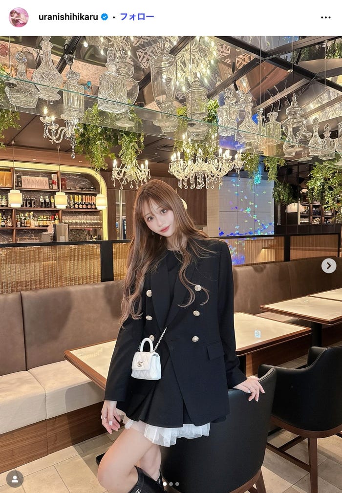 浦西ひかるInstagramより