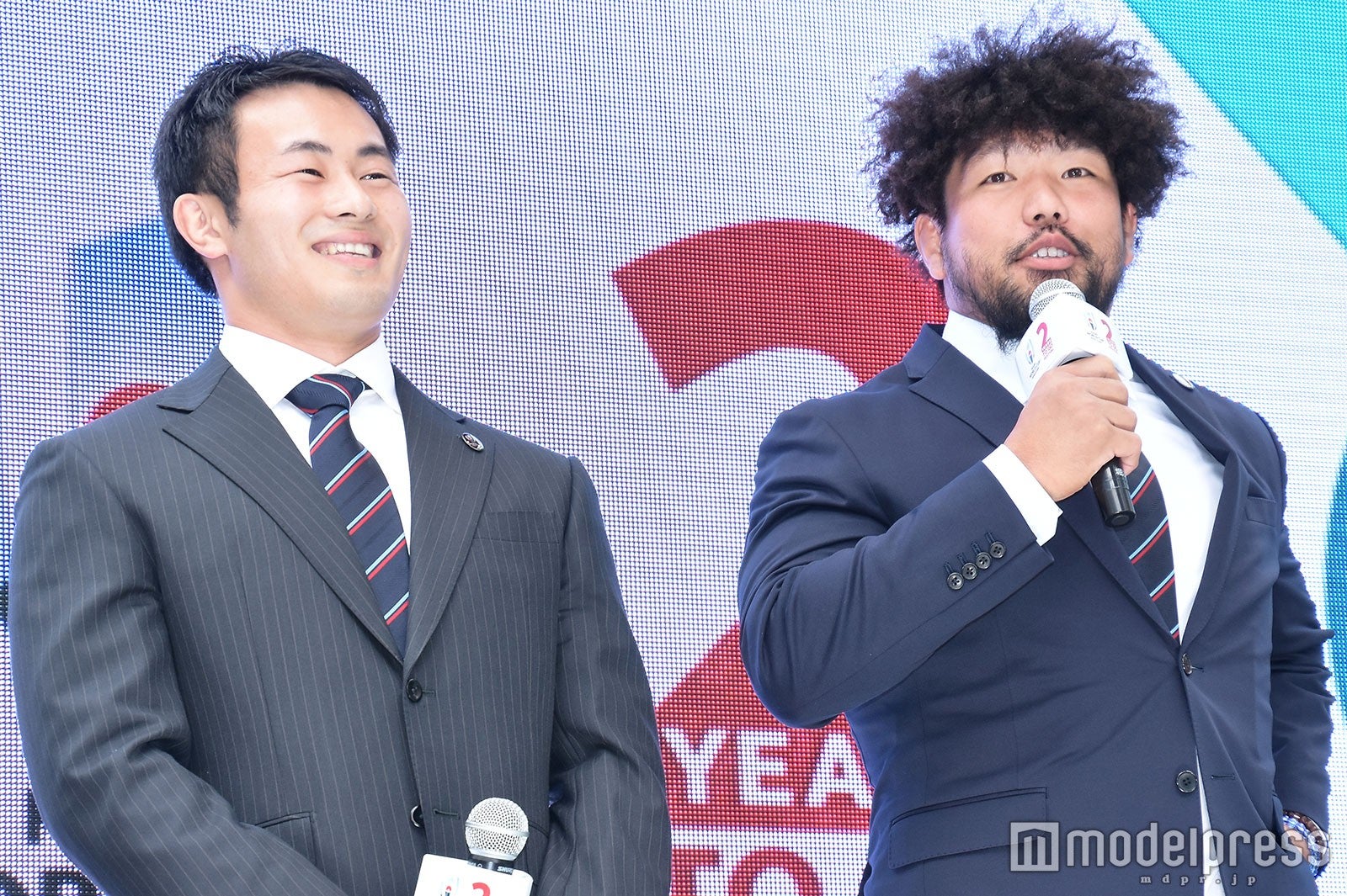 堀江翔太選手、福岡堅樹選手（C）モデルプレス