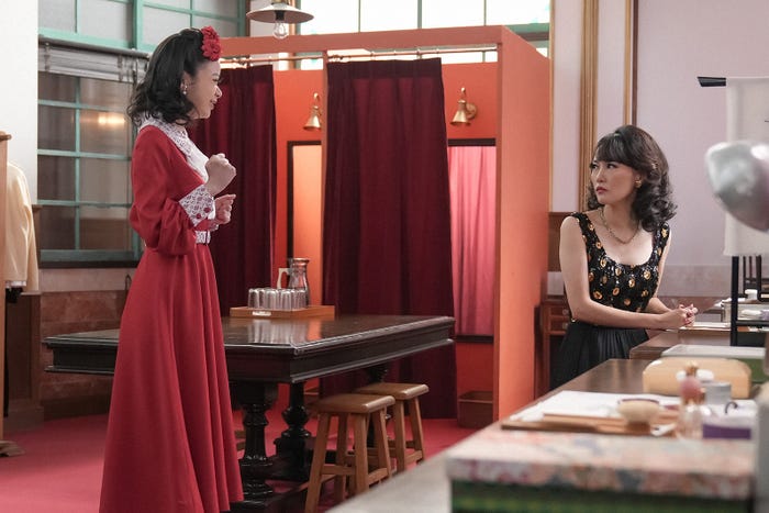 趣里、菊池凛子「ブギウギ」第69話(C)NHK