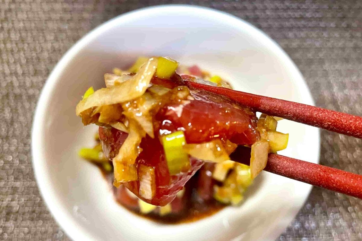 タイ風マグロのポキ