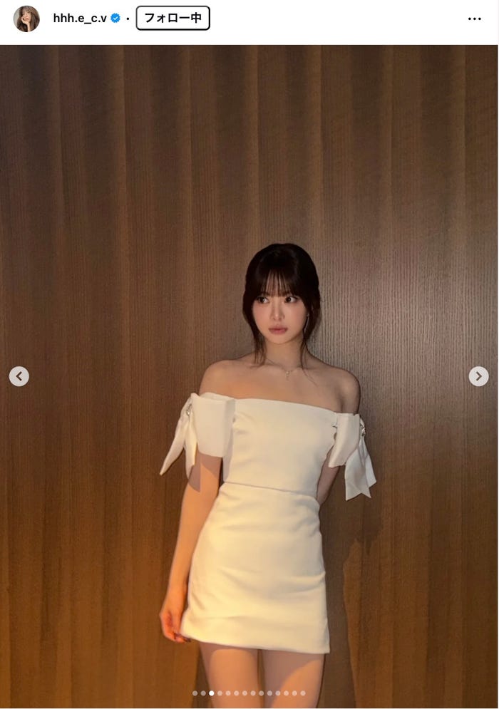 HONG EUNCHAE Instagramより